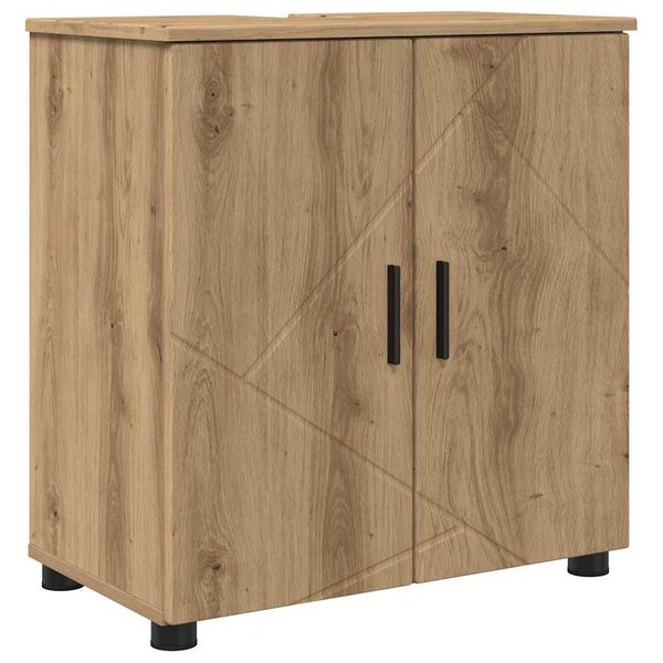 vidaXL Cabinet de salle de bain Chêne artisanal 61 x 35 x 64 cm