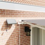vidaXL Auvent Rétractable with 400 × 350 cm Gris clair