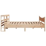 vidaXL Cadre de lit avec tête de lit 200x200 cm Bois de pin massif