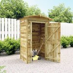vidaXL Abri de stockage de jardin Bois de pin imprégné