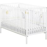Lit 120 x 60 cm tout barreaux blanc first