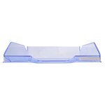 Corbeille À Courrier Combo Midi Transparent - Bleu Glacé Brillant - Exacompta