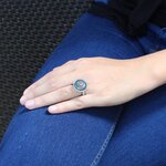Amy : bague torsadée