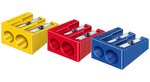 Lot de 50 Taille-crayon double-usage  en matière plastique  Coloris Assortis STAEDTLER
