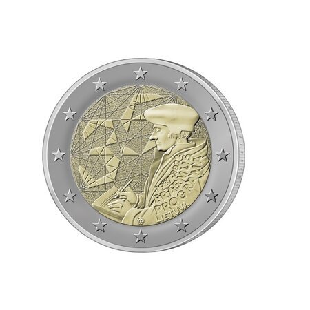 Pièce de monnaie 2 euro commémorative Lituanie 2022 – Programme Erasmus