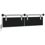 vidaXL Tête de lit suspendue Gris nuage Tissu