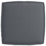vidaXL Coussin pour assise de palette Anthracite 60 x 60 x 12 cm