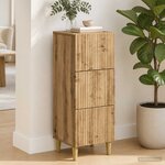 vidaXL Armoire à tiroirs 33 x 34 5 x 90 cm Bois d'ingénierie
