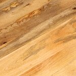 vidaXL Dessus de table Ø 70x3 8 cm rond bois de manguier massif