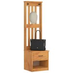 vidaXL Portemanteau SANDNES 45x40x159 5 cm bois massif pin