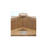 AXI Beach Tower avec balancoire nid Marron Bleu Toboggan