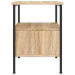 vidaXL Table de chevet chêne sonoma 34x36x50 cm bois d'ingénierie