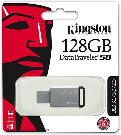 Clé USB Kingston DataTraveler 50 - 128 Go USB 3.0