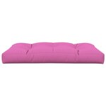 vidaXL Coussin de palette Rose 120x80x12 cm tissu