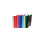 Classeur Rembordé Polypropylène 4 Anneaux 15mm - A4 - Couleurs Assorties - Exacompta