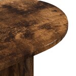 vidaXL Table console Chêne fumé 100 x 39 5 x 75 cm Bois d'ingénierie