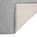 vidaXL Tapis de couloir Gris clair 50x200 cm