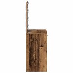 vidaXL Coiffeuse Bois Ancien 50 x 41 x 135 cm Bois d'ingénierie