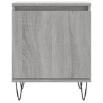 vidaXL Tables de chevet 2 Pièces sonoma gris 40x30x50cm bois d'ingénierie