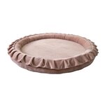 Tapis de jeu nid en velours beige