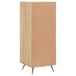 vidaXL Buffet Chêne sonoma 34 5x34x90 cm Bois d'ingénierie