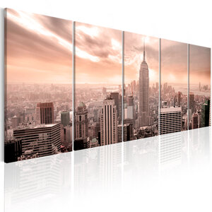 Tableau - new york: manhattan l x h en cm 225x90