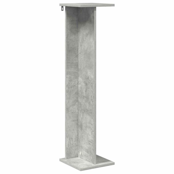 vidaXL Support de Plante Gris béton 25 x 25 5 x 100 5 cm