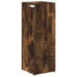 vidaXL Porte-parapluie Chêne fumé 20 x 20 x 55 5 cm Bois d'ingénierie
