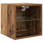 vidaXL Meubles TV muraux 8 Pièces Bois ancien Bois d'ingénierie