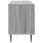 vidaXL Meuble TV Sonoma gris 102 x 34 5 x 50 cm Bois d'ingénierie