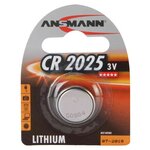 Pile bouton Lithium 'CR2025' 3 volt ANSMANN