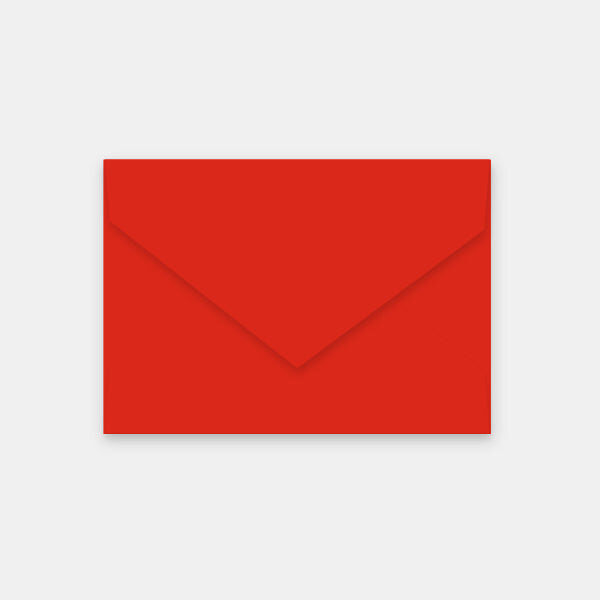 Lot de 50 enveloppes 114x162 mm vélin rouge corail