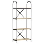 vidaXL Étagère Chêne Sonoma 60 x 30 x 146 cm Bois d'ingénierie