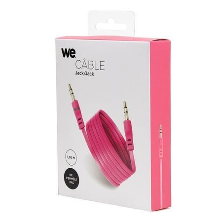 Cable We Audio Jack 3"1/2 M/M 1.5m (Rose)