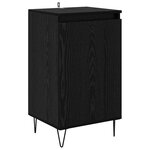 vidaXL Buffet Chêne noir 40 x 35 x 70 cm Bois d'ingénierie