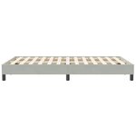 vidaXL Sommier à lattes de lit sans matelas gris clair 120x210 cm
