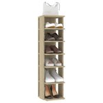 vidaXL Armoire à chaussures Chêne sonoma 27 5x27x102 cm