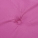 vidaXL Coussins de chaise à dossier haut lot de 2 rose tissu oxford