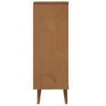 vidaXL Armoire à chaussures MOLDE Marron 59 5x35x103 cm Bois de pin