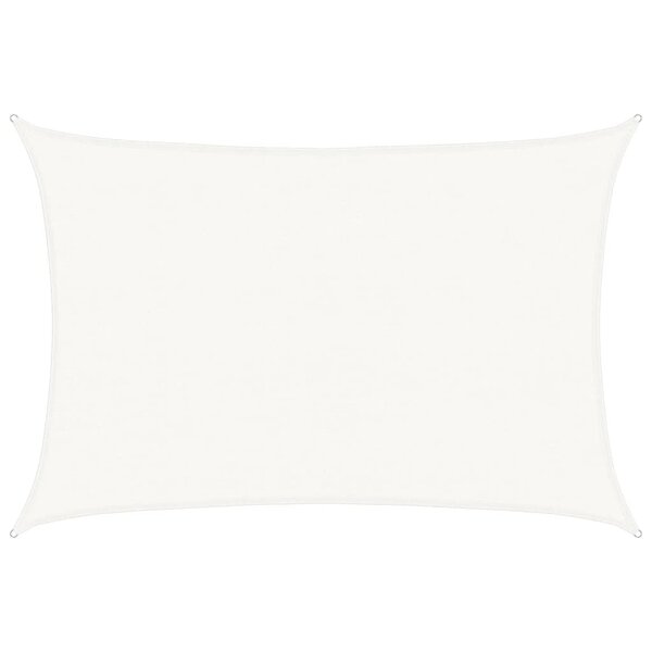 vidaXL Voile d'ombrage 160 g/m² Blanc 4x5 m PEHD