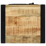 vidaXL Cabinet de salle de bain Marron Bois de manguier massif