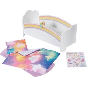 Zapf Creation 835999 - Baby born Lit arc-en-ciel pour poupée
