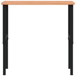 vidaXL Établi 100x60x(71 5-98) cm bois massif de hêtre rectangulaire