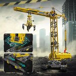 Mould King 17059 - Grue à tour sur chenilles télécommandée