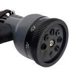 vidaXL Tuyau d'arrosage buse de pulvérisation argenté 0 6" 22 5 m inox