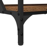 vidaXL Table basse Bois Ancien 70x50x50cm Bois d'ingénierie