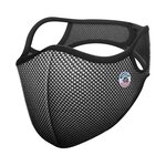 Masque vélo anti-pollution noir & blanc avec filtre FFP2 - taille M (femme)