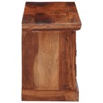 vidaXL Meuble TV avec portes 112x30x40 cm bois d'acacia massif