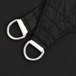 vidaXL Voile de parasol tissu oxford triangulaire 2 5x2 5x3 5 m noir
