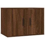 vidaXL Meubles TV muraux 2 Pièces chêne marron 57x34 5x40 cm